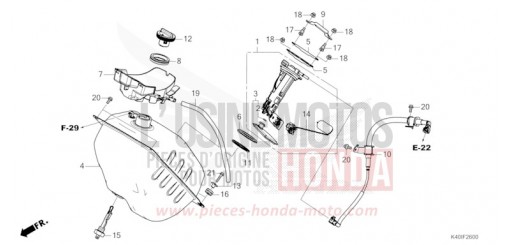 FUEL TANK NSS125ADM de 2021